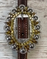 Glitzer Buckle Dot gold